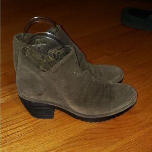 Fly London Brown Leather bootie